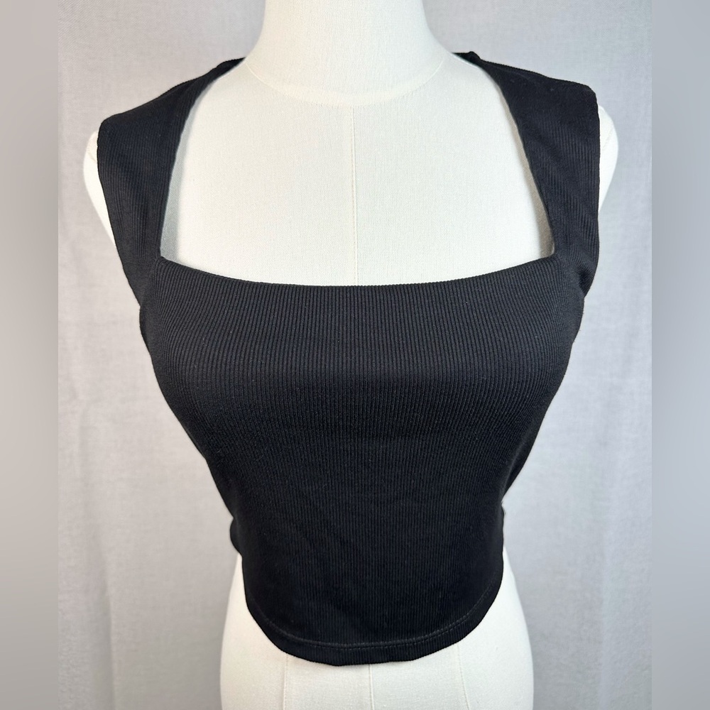 Free People FP Beach Square Neck Knit Tank Top
